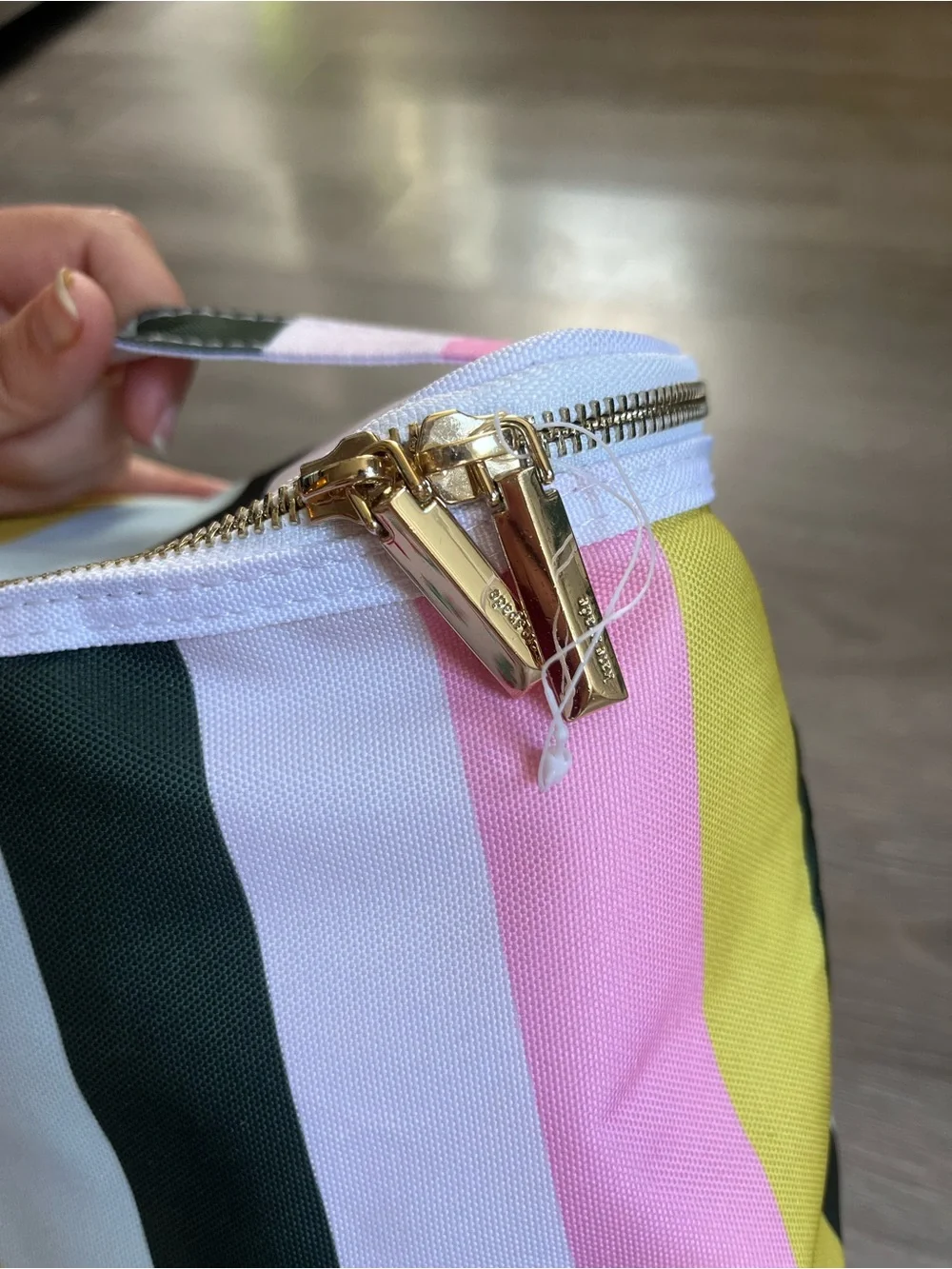 kate spade New York Striped insulated lunch bag